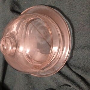2 piece glass dome with cover